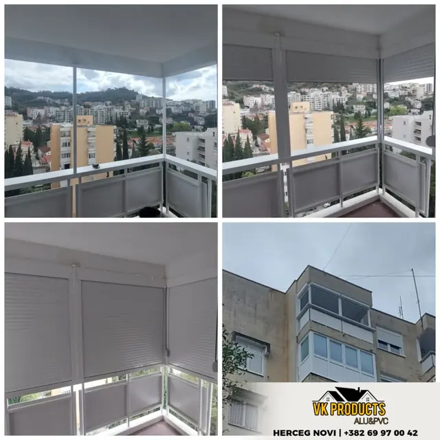 Zatvoren balkon sa roletnama, VK Product